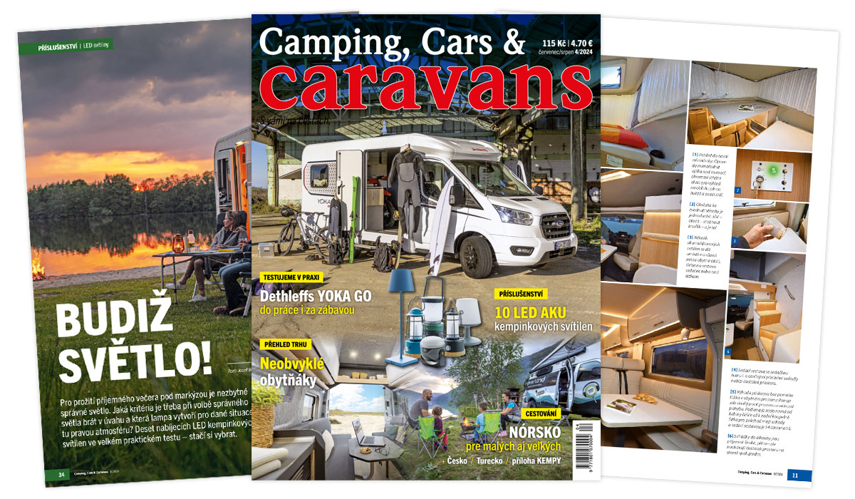 Camping, Cars & Caravans 4/2024 (červenec/srpen)